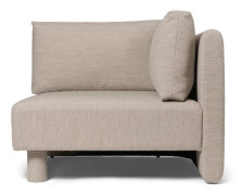 Ferm Living - Dase Sofa - Modulär soffa - Corner - Soft Bouclé - Natural - W: 100 x H: 73 x D: 100 cm