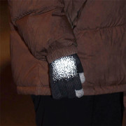 Reflexfingervantar med touch, Medium Svart