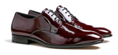 LLOYD SHAMIR Herrskor RASBERRY/DARK RASBERRY/BRONZE 8.5 = 42.5