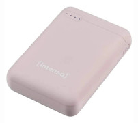 Intenso XS10000 - Strömförsörjningsbank - 10000 mAh - 3.1 A - 2 utdatakontakter (USB, 24 pin USB-C) - rosa