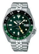 Seiko 5 Sports GMT SSK035K1 - Herr - 43 mm - Analogt - Automatiskt - Hardlex Crystal Mineralglas
