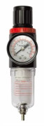 Compressor pressure regulator STANLEY, with filter and pressure gauge, 9.5 bar, 1/4"