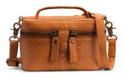 muud Lexi Mini Bag/Necessär, Läder, Whisky