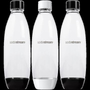 Återanvändbara flaskor - SodaStream - Fuse 1L - 3-pack - BPA-fria - Diskmaskinssäkra