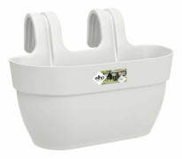 ELHO - Blomkruka - Vibia Campana Easy Hanger Medium - Sidenvit - Utebalkong - L 24,1 x B 36 x H 26,5 cm