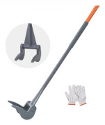 Pallbuster, 50-tums handtag, 2000 lbs viktkapacitet, Q235 kolstål, kraftigt däcksbrytare rivning Träpall Tool Breaker Pry Bar puller för effektiv och
