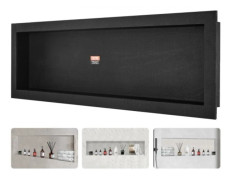 Infälld duschnisch - VEVOR - Infälld väggduschnisch 40,64x127x10 cm 1 Hylla för badrum