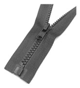 Dragkedja 75cm Delbar - Svart - DIY Svart