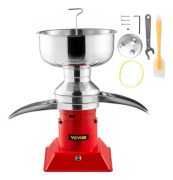 Milk Cream Centrifugal Separator, 100L/h utgång, 304 rostfritt stål Cream Separator med 5L Mjölkskålskapacitet, 10500RPM rotationshastighet, Mjölksku