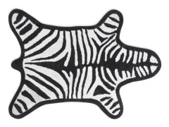 Jonathan Adler Zebra badrumsmatta Svart