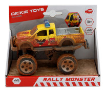 Rally Monster - Dickie Toys - Gul (smutsig)