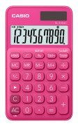 Casio SL-310UC-RD Miniräknare Röd Display (ställen): 10 solcell, batteri (B x H x D) 70 x 8 x 118 mm