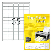 Etiketter TopStick 38,1x21,2mm (100 ark)