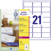 Etikett QuickPEEL 63,5x38,1 2100/FP