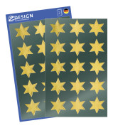 Stickers stjärnor guld 30/fp