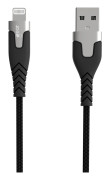 Gear USB-A till Lightning MFi Pro class kabel 1.5m (svart)