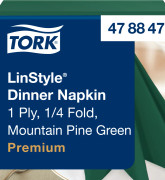 Tork Linstyle middagsservett Mörkgrön