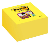 Post-it Notis Super Sticky Kub 76 x 76 mm gul