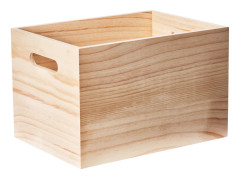 Office Depot Låda med handtag trä 30,5x22x20cm