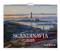 Burde Väggkalender Scandinavia 2025