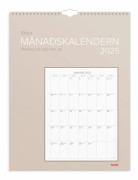 Burde Väggkalender Stora Månadskalendern 2025