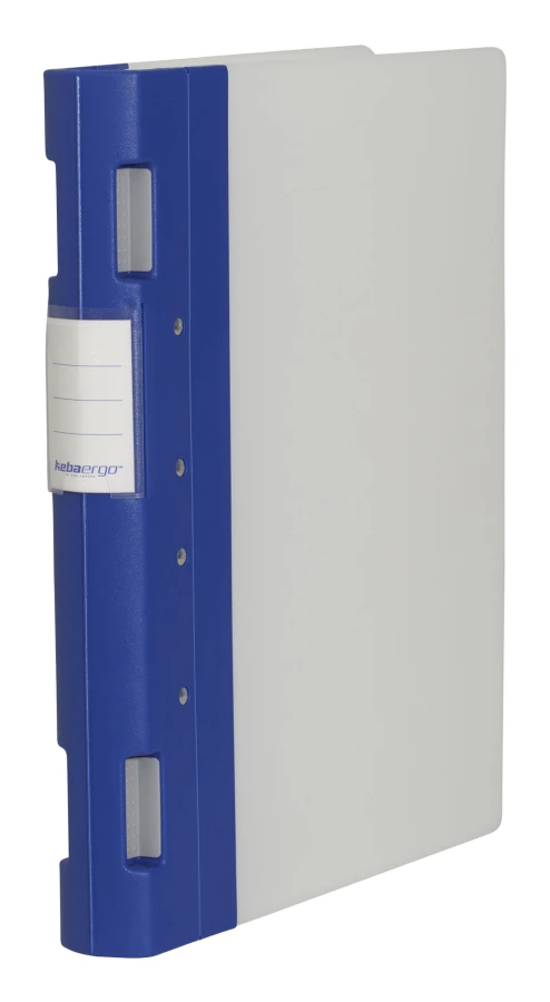  Gaffelpärm Plast KEBAErgo A4 Blå/Neutral, 40mm