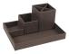 Pennställ Lena canvas brun
