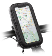 SBS TEERIDEHOLDIMP, Mobiltelefon / smartphone, Passiv hållare, Cykel, Sparkcykel, Svart, Transparent