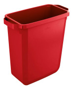 Behållare 60ltr L59xB28.2xH60cm plast för livsmedelsbruk röd,1 st