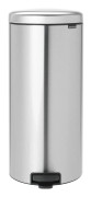 Pedal Bin newIcon, 30 litre, Soft Closing, Plastic Inner Bucket - Matt Steel Fingerprint Proof