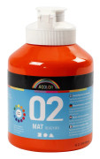School acrylic paint matte