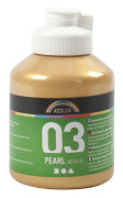 A-color akrylfärg, guld, 03 - metallic, 500ml