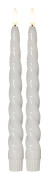 Star Trading LED Antikljus Flamme Shine 2-pack vit