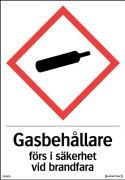 DEKAL GASFLASKOR 148X210MM