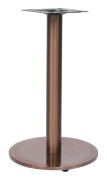 vidaXL Bistro bordsben guld Ø45x72 cm rostfritt stål