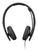 Headset - trådbundet - USB-C - Lenovo - Lenovo - Headset - on-ear - trådbundet - USB-C - svart - Zoomcertifierat