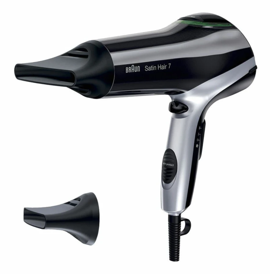 Braun HD710 2200 W Svart, Silver