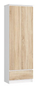 REGALE STÄNGD R60 2D 1ST CLP VIT / SONOMA