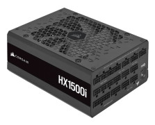CORSAIR HXi Series HX1500i - Nätaggregat (intern) - ultralågt ljud - ATX12V 3.0/ EPS12V - 80 PLUS Platinum - AC 100-240 V - 1500 Watt - Europa