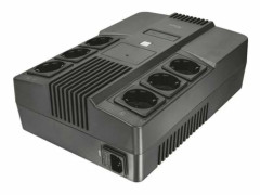 Trust Maxxon - UPS - AC 220-240 V - 800 VA - 7 Ah - utgångskontakter: 6