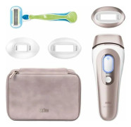 BRAUN Smart IPL Skin i·expert PL7253 (rosa) Hårborttagning hemma, med väska, Venus rakhyvel, 3 huvuden