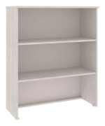 vidaXL Överdel till högskåp HAMAR vit 85x35x100 cm massiv furu