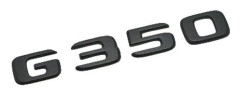 Matt Black Svart G350 Car Letter Number Rear Bak- Trunk Boot Badge Emblem For Mercedes Benz