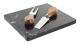 Ostbricka DKD Home Decor Marmor Akaciaträ 36 x 27 x 2 cm