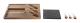 Ostbricka DKD Home Decor Marmor Akaciaträ 36 x 27 x 2 cm