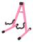 Gitarrstativ Vikbart A-Ram Golv Universal Metall för Akustisk Klassisk Elektrisk Basgitarrer Banjo Ukulele Bärbar Pink 30x25x37cm