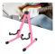 Gitarrstativ Vikbart A-Ram Golv Universal Metall för Akustisk Klassisk Elektrisk Basgitarrer Banjo Ukulele Bärbar Pink 30x25x37cm