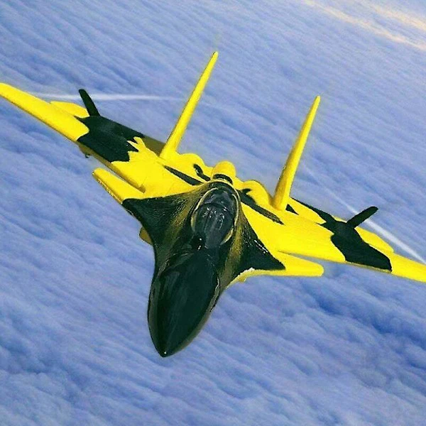 Present till pojke Epp Skum Su-35 Modellflygplan Leksak Fjärrstyrd Flygplan Rc Glider (Röd)