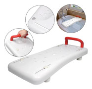 LZQ Badkarsbräda med rött handtag Justerbar Badkarssits - 70cm