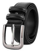 Herrarmband 41\"-43\" Plus Size Läderbälte Business Casual Arbetsjeans Svarta Bälten 1,49 Tum Bredd